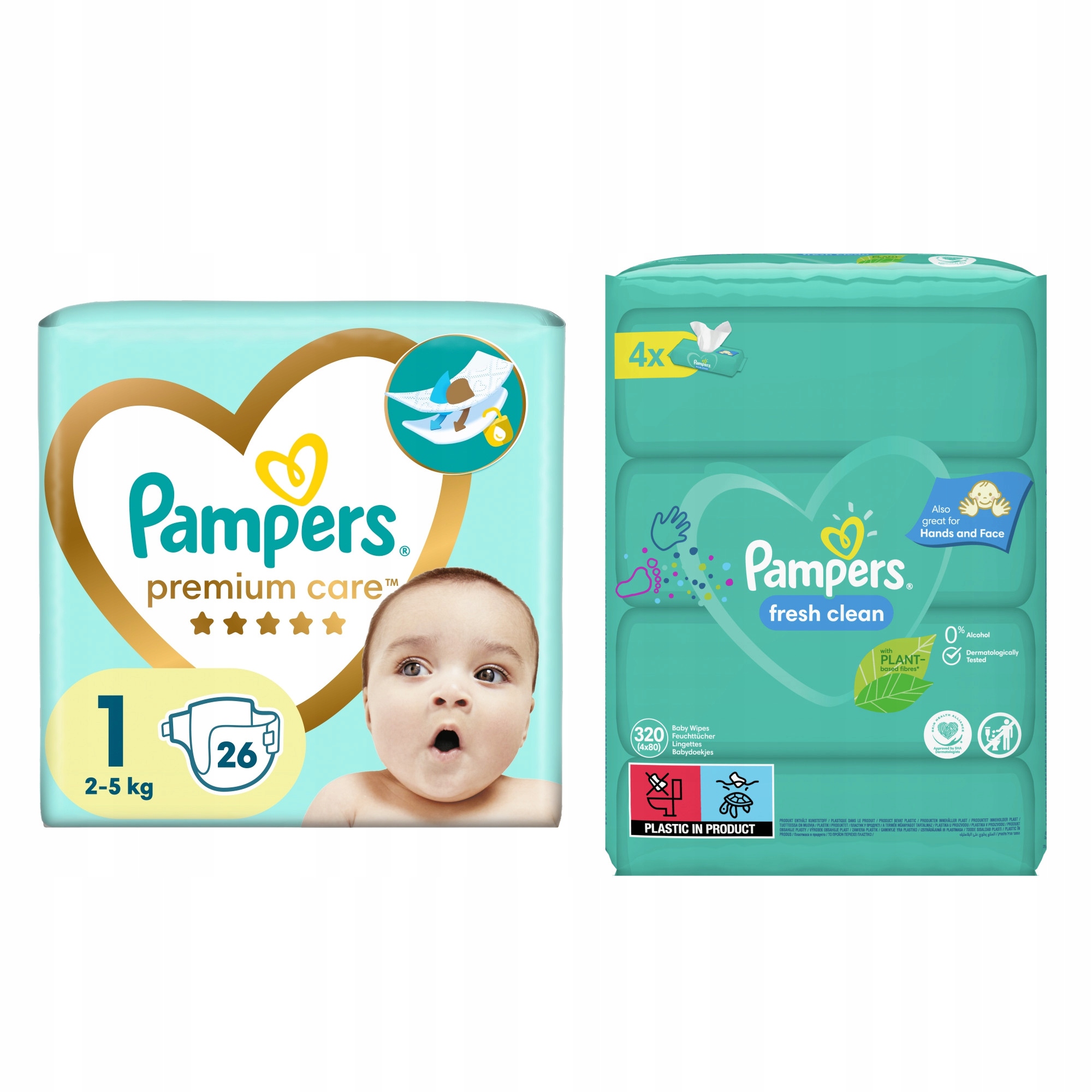 pampers chusteczki i pampersy