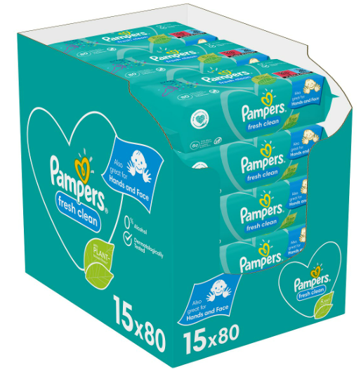 pampers chusteczki nawilżane fresh clean