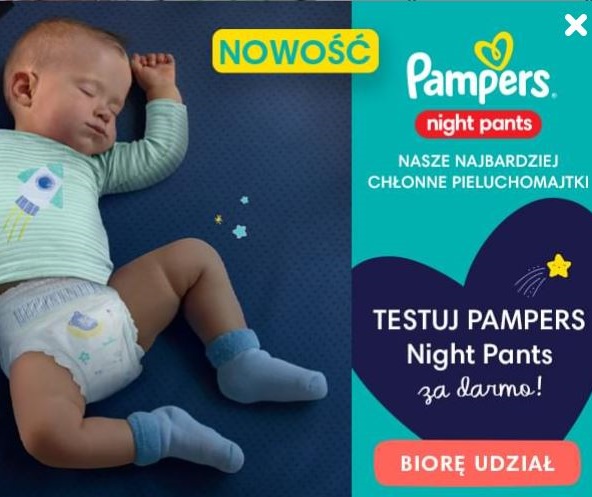 pampers darmowe próbki pieluchomajtek