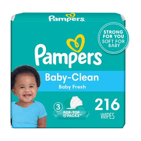 pampers fresh clean baby scent