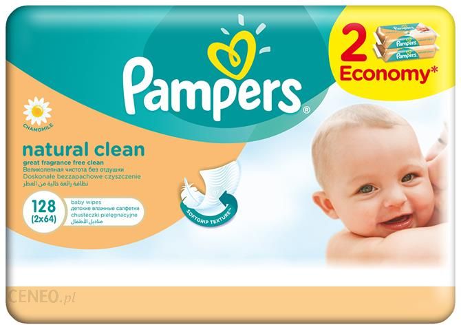pampers natural clean chusteczki dla niemowląt