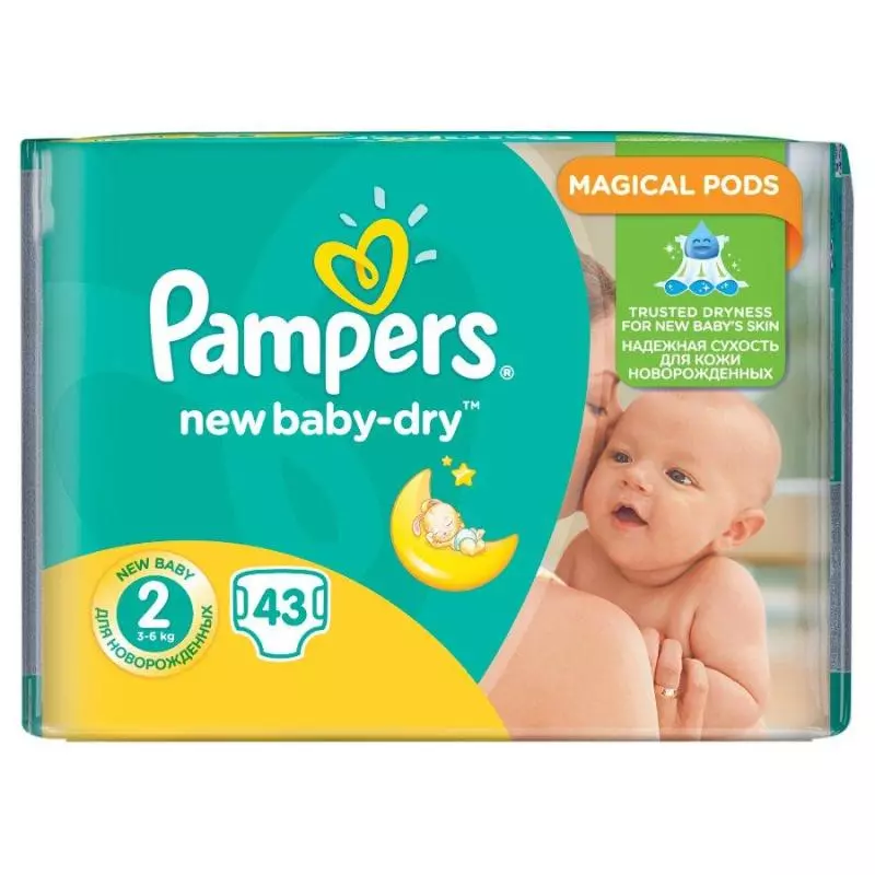 pampers new baby-dry rozmiar 2