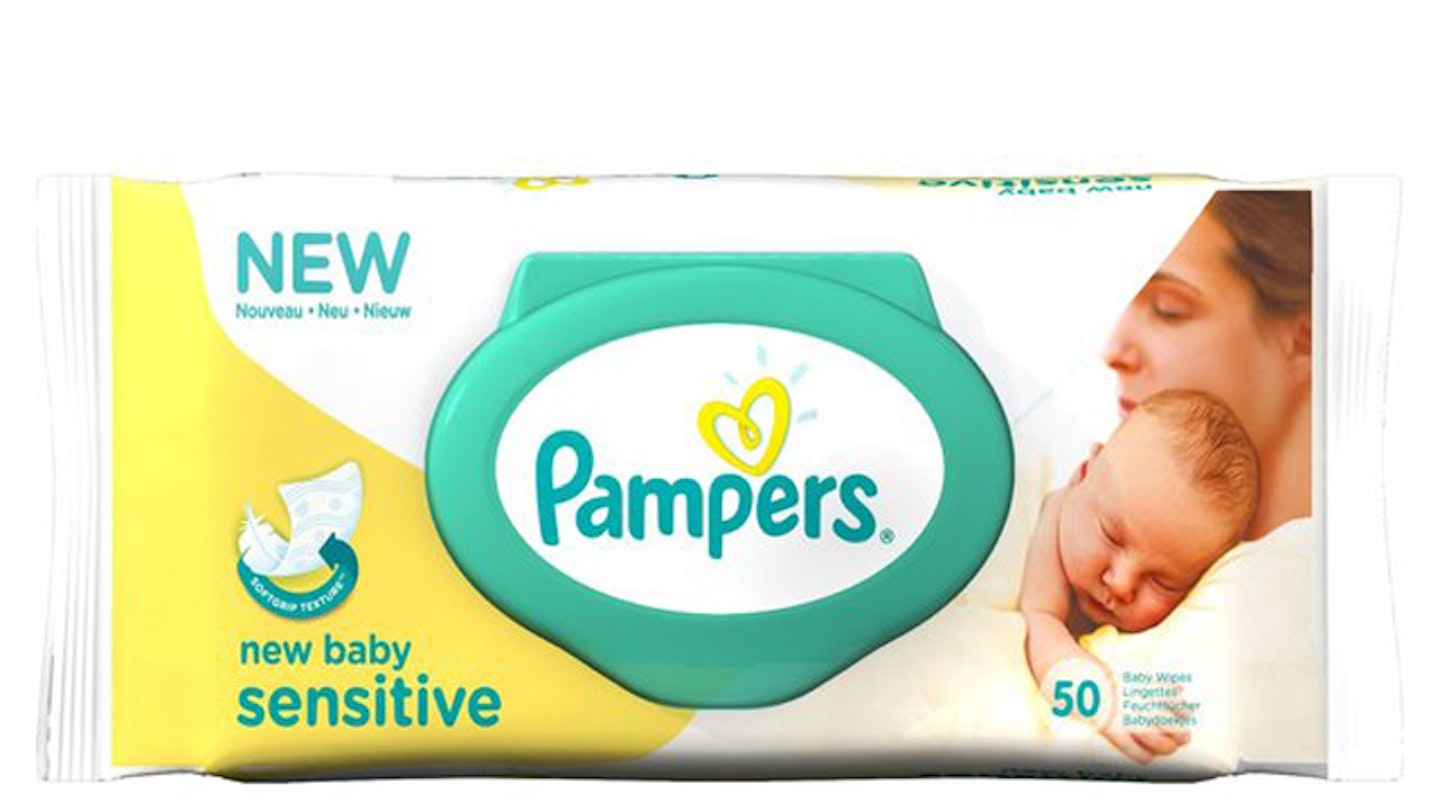 pampers new baby sensitive wipes