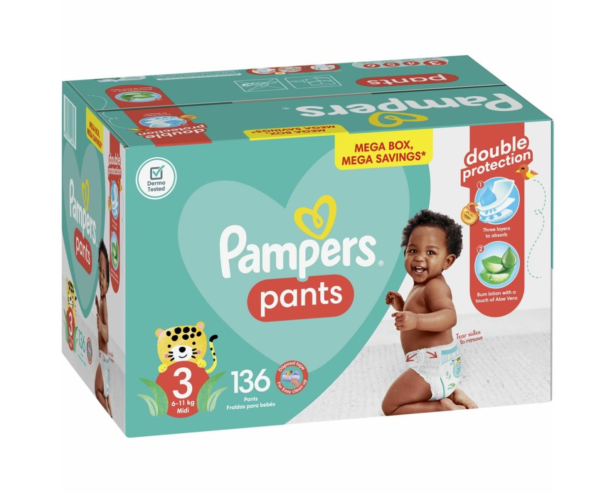 pampers pants 3 box