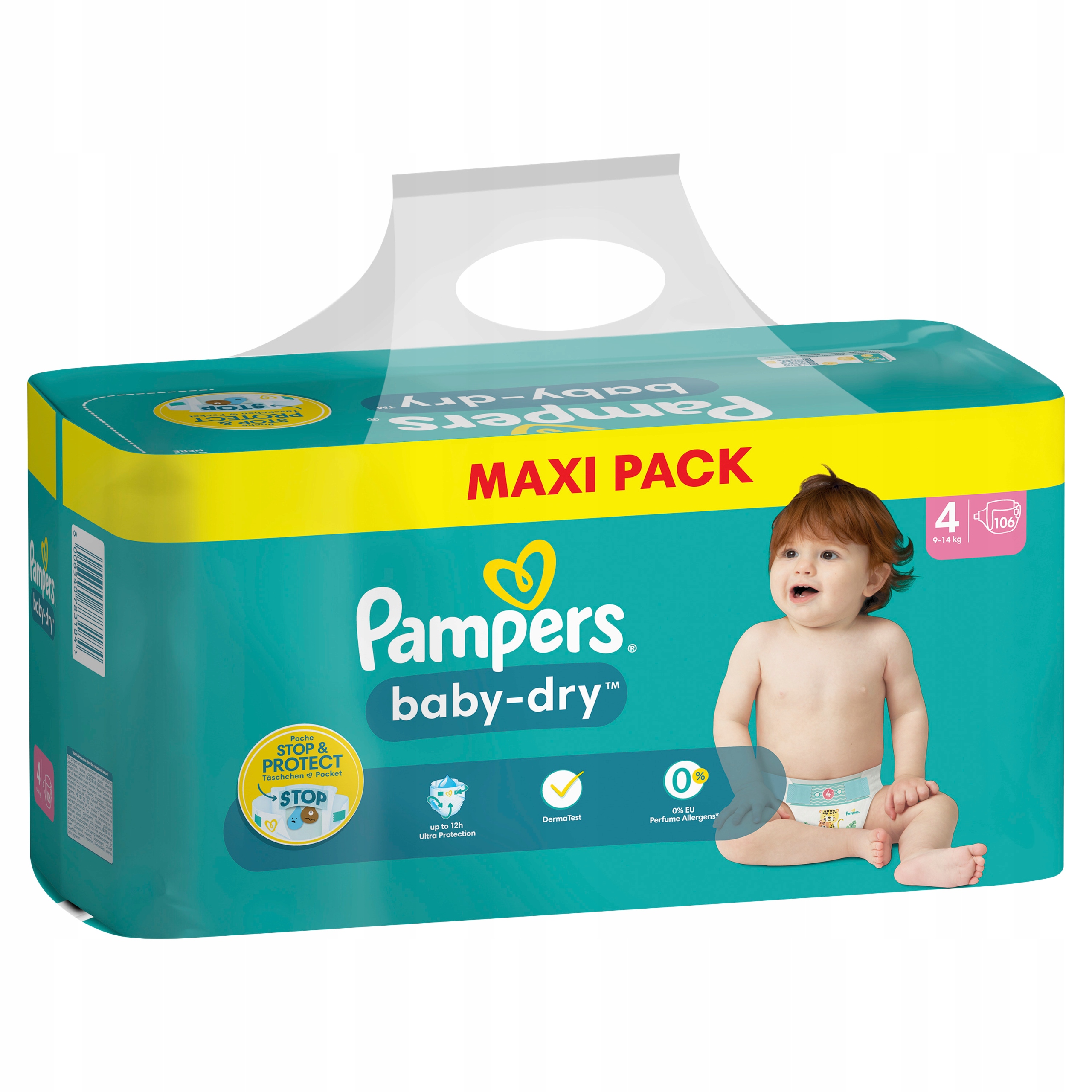 pampers pieluszki zapas 4+ maxi