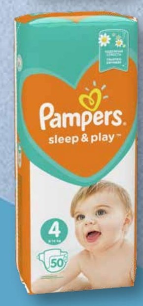 pampers play and sleep 4 netto