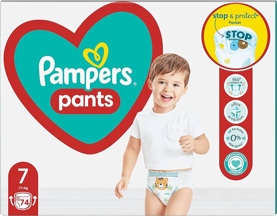 pampers po kolorze poznać