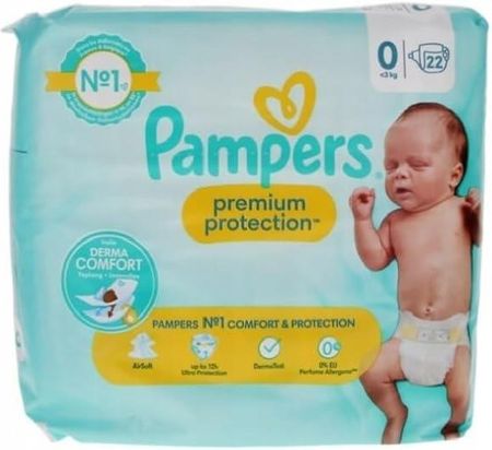 pampers premium care 1 newborn 22 szt