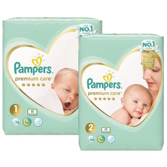 pampers premium care pieluchy rozmiar 1 newborn 2-5kg 78 sztuk