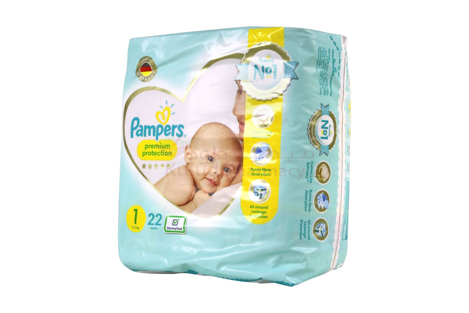 pampers premium protection 1 72 szt