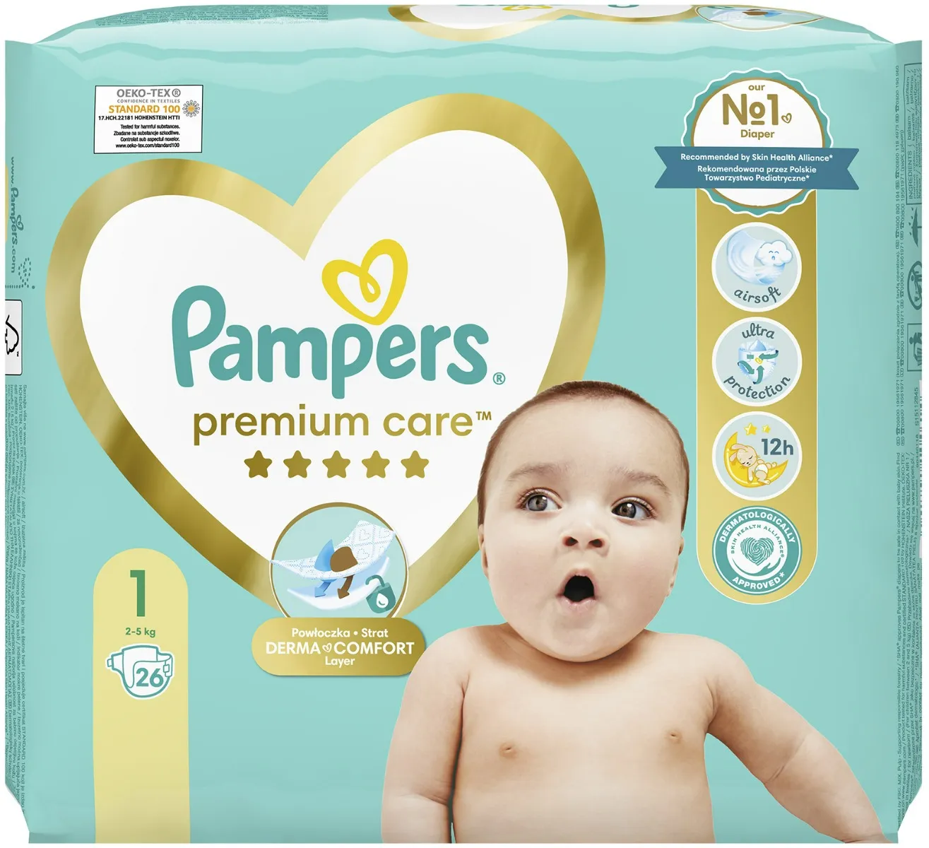 pampers rozmiar 1 a 2