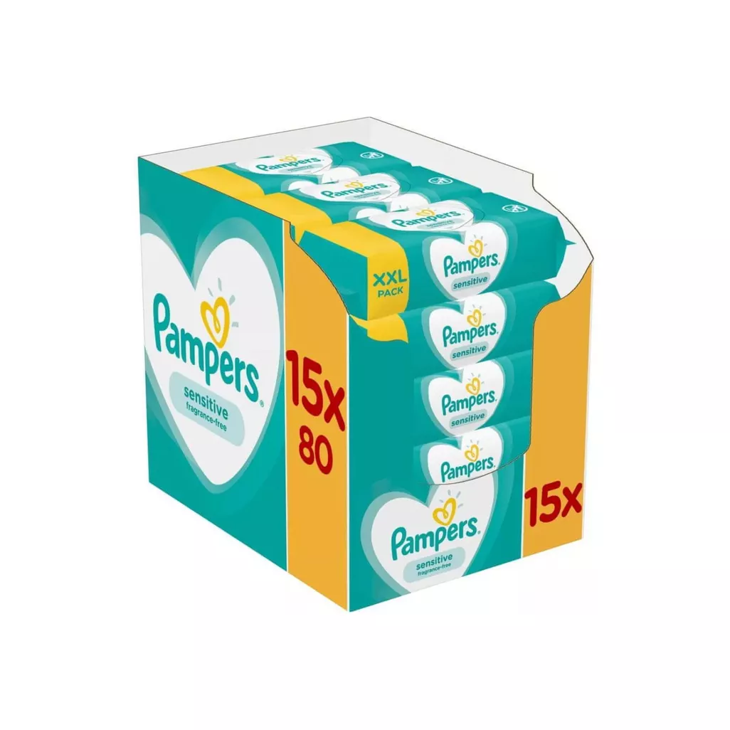 pampers sensitive fragrance free skład