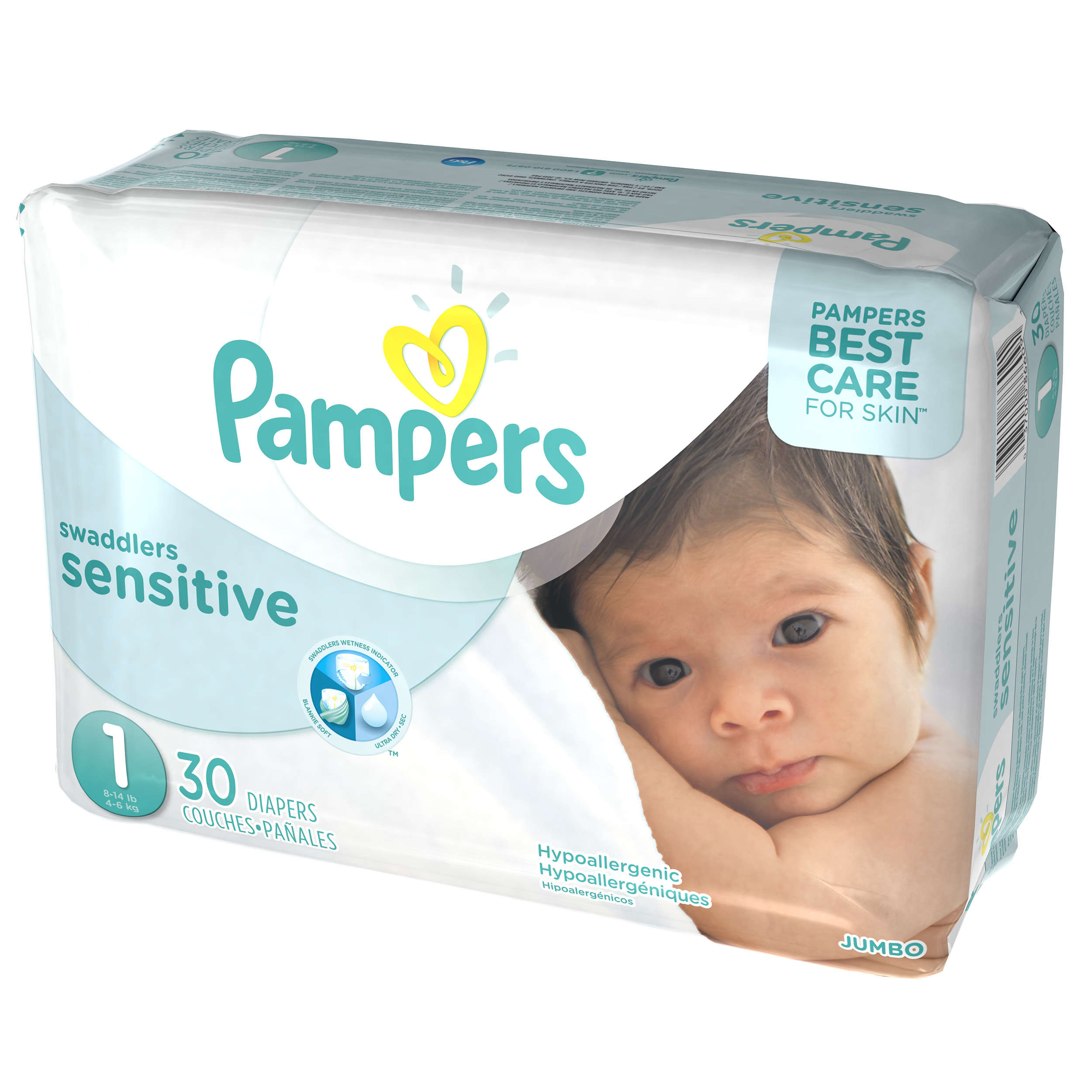 pampers sensitive sklad