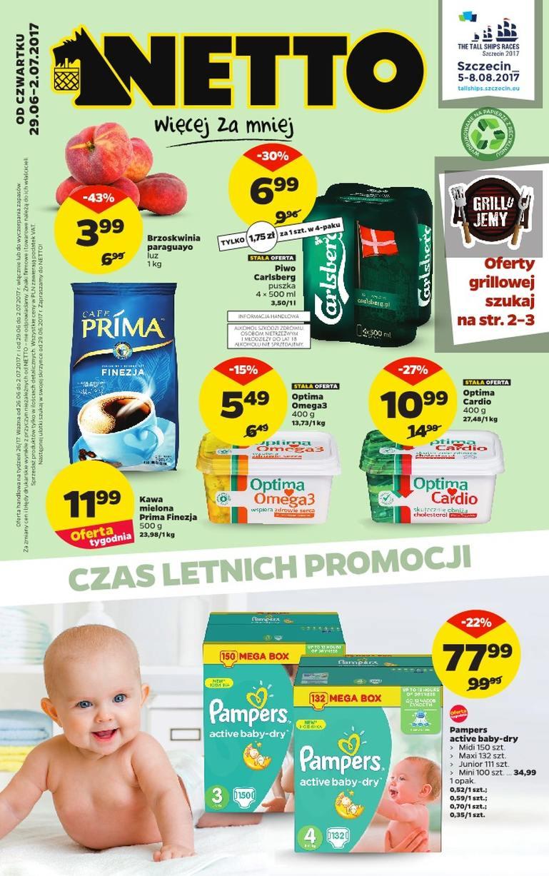 pampers sleep and pla gazetka netto