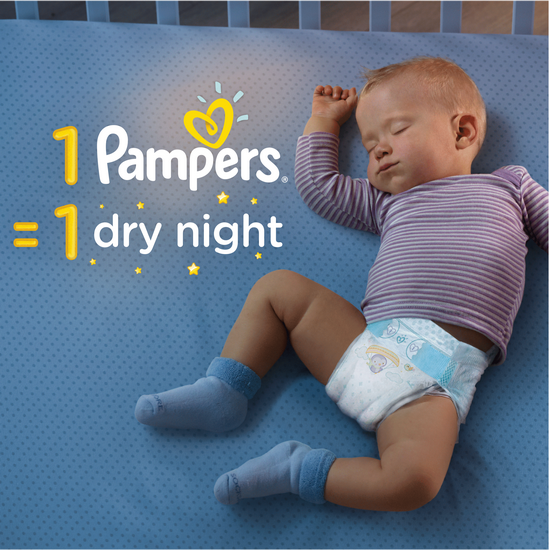 pampers w nocy