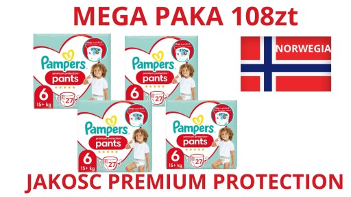 pampers w norwegii