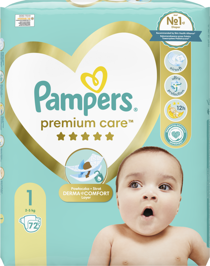 pampersy pampers premium care 1