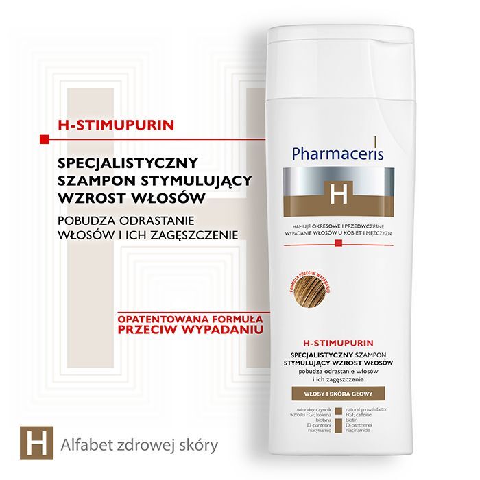 pharmaceris specjalistyczny szampon stymulujący wzrost włosów h-stimupurin