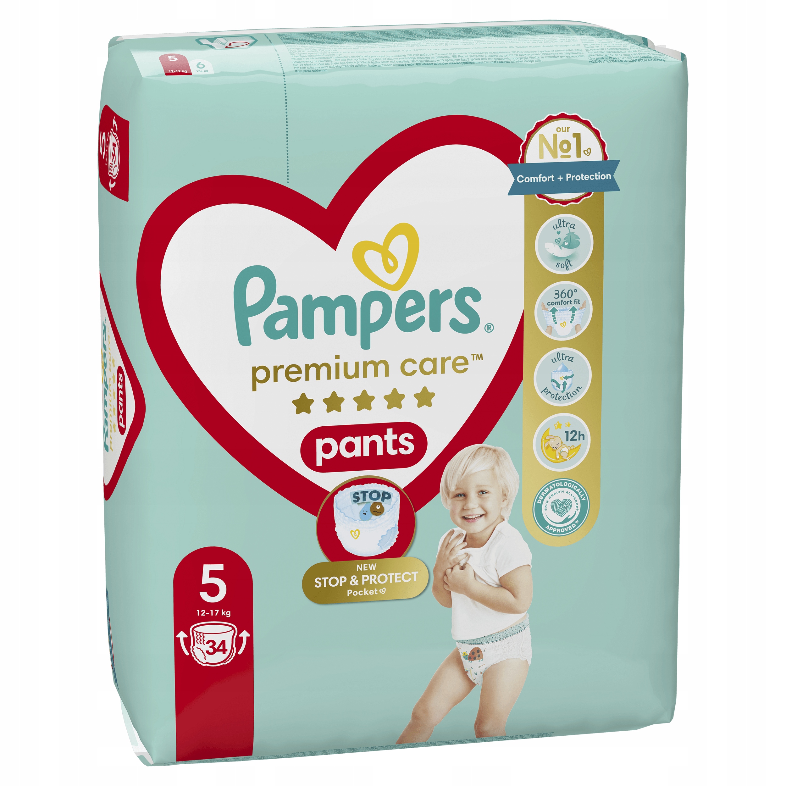 pieluchomajtki 5 pampers premium care