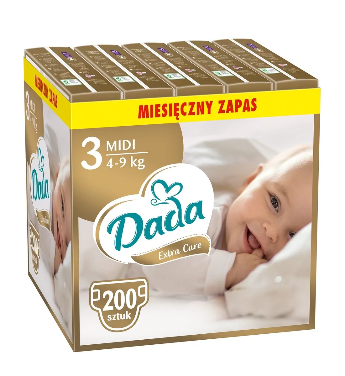 pieluchy dada extra care midi 60 szt