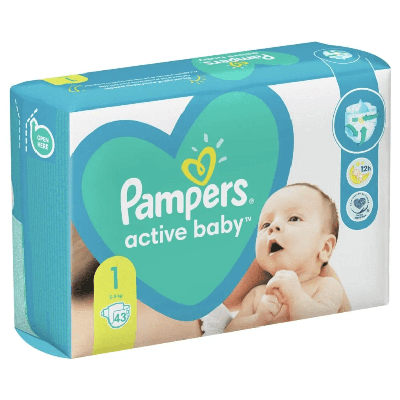 pieluchy pampers 4 active baby