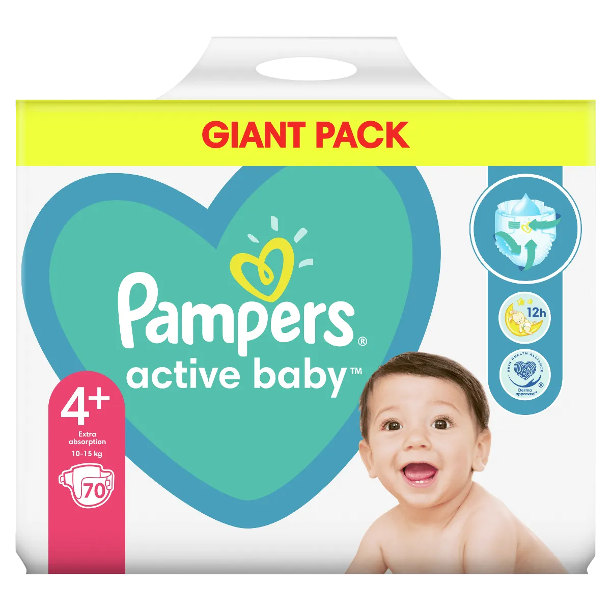 pieluchy pampers 4 active baby