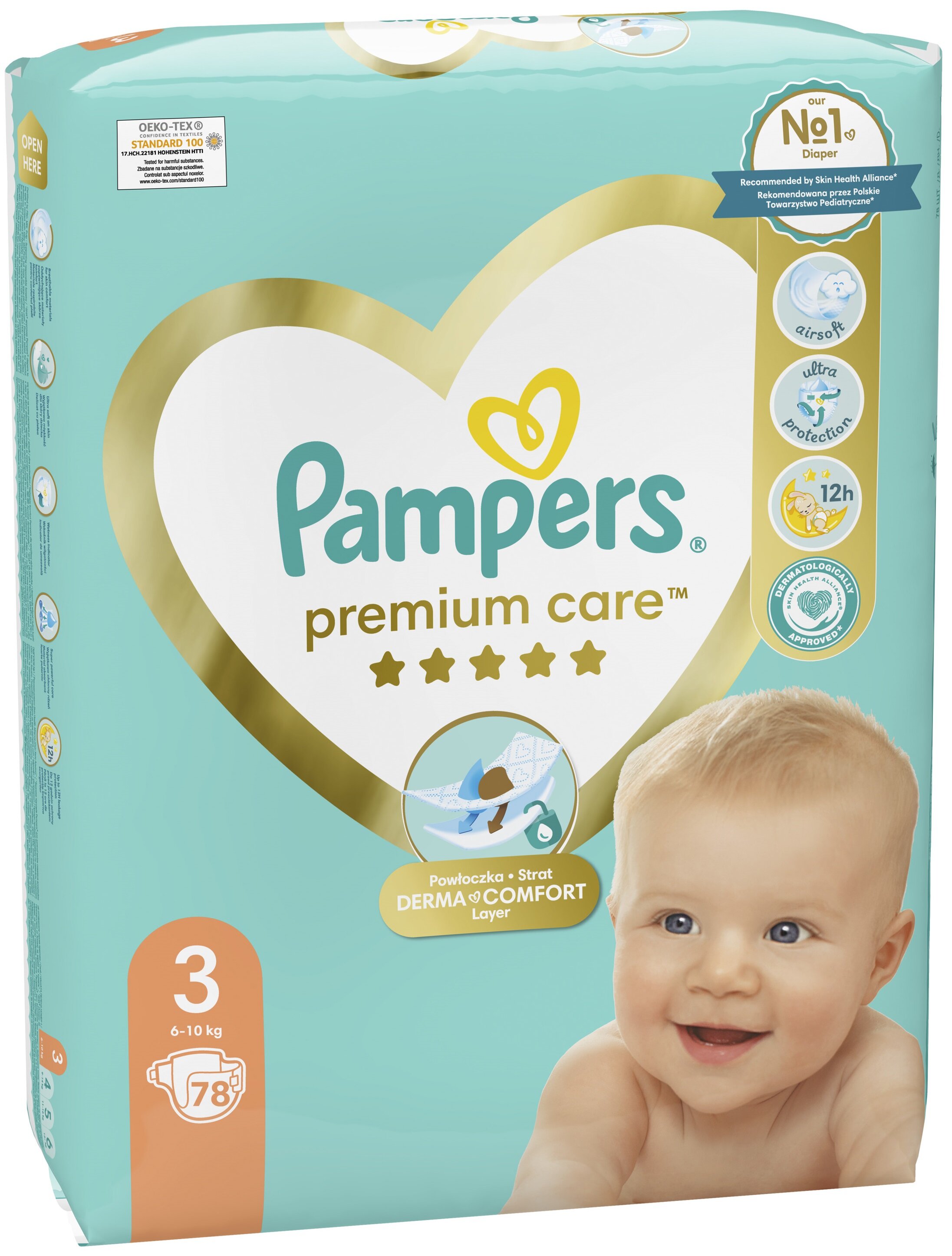 pieluchy pampers 5 78 sztuk