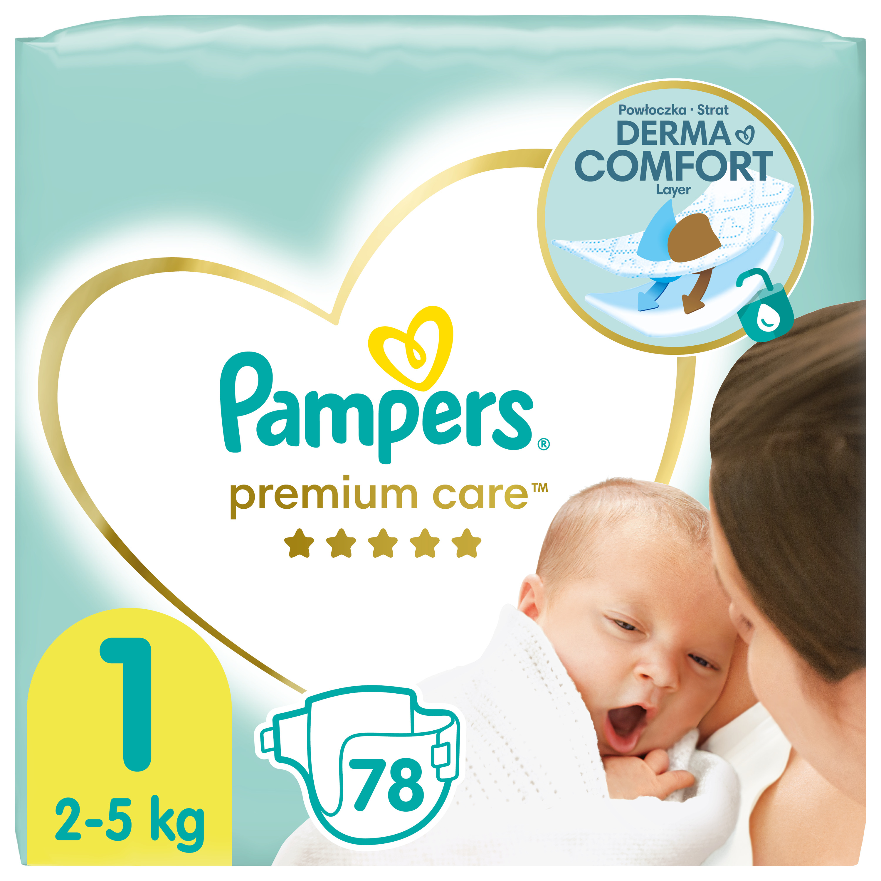 pieluchy pampers care 1