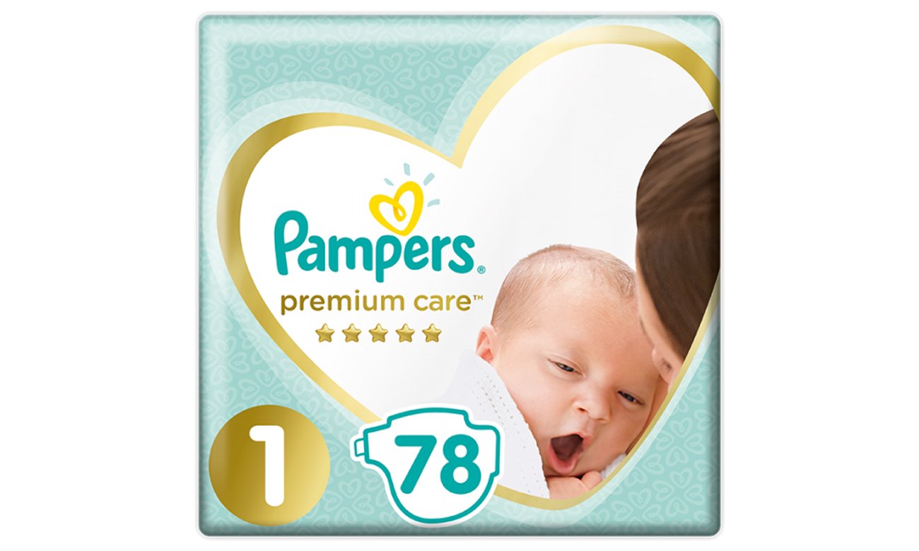 pieluchy pampers premium care 1 78szt