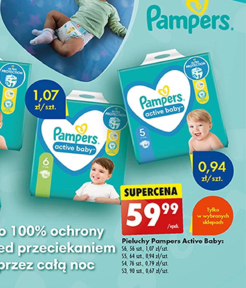 pieluchy pampers reklama