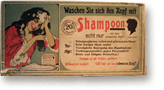 pierwszy szampon do włosów w latach 60