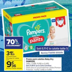 promo pampers carrefour