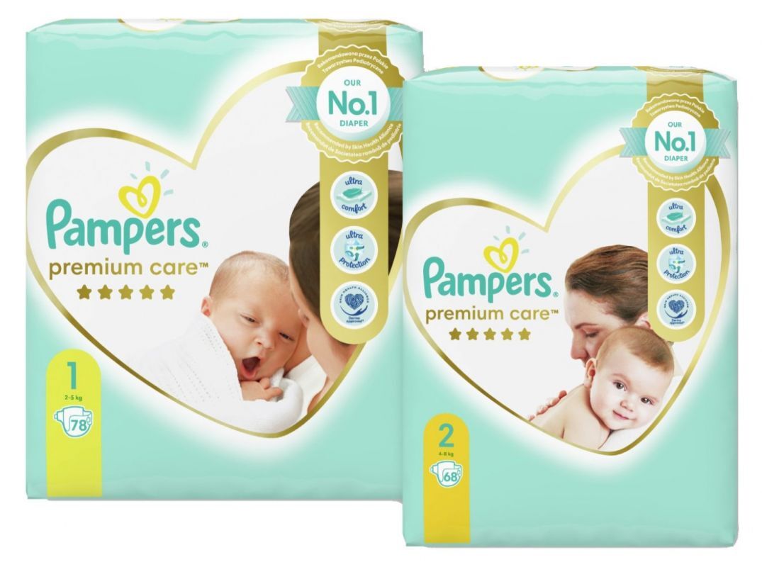 promocja pieluszki pampers premium 1