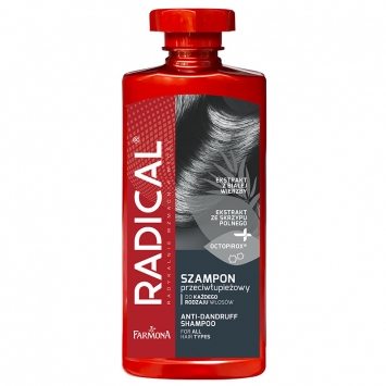 radical szampon regenerujący włosy suche