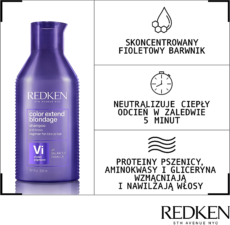 redken color extend blondage szampon skład