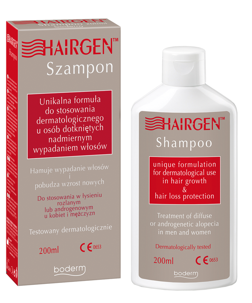 reklamowany nowy szampon do włosów wypadających