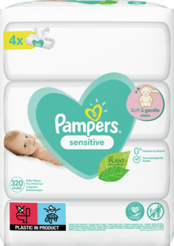 rossman chusteczki pampers 6x64