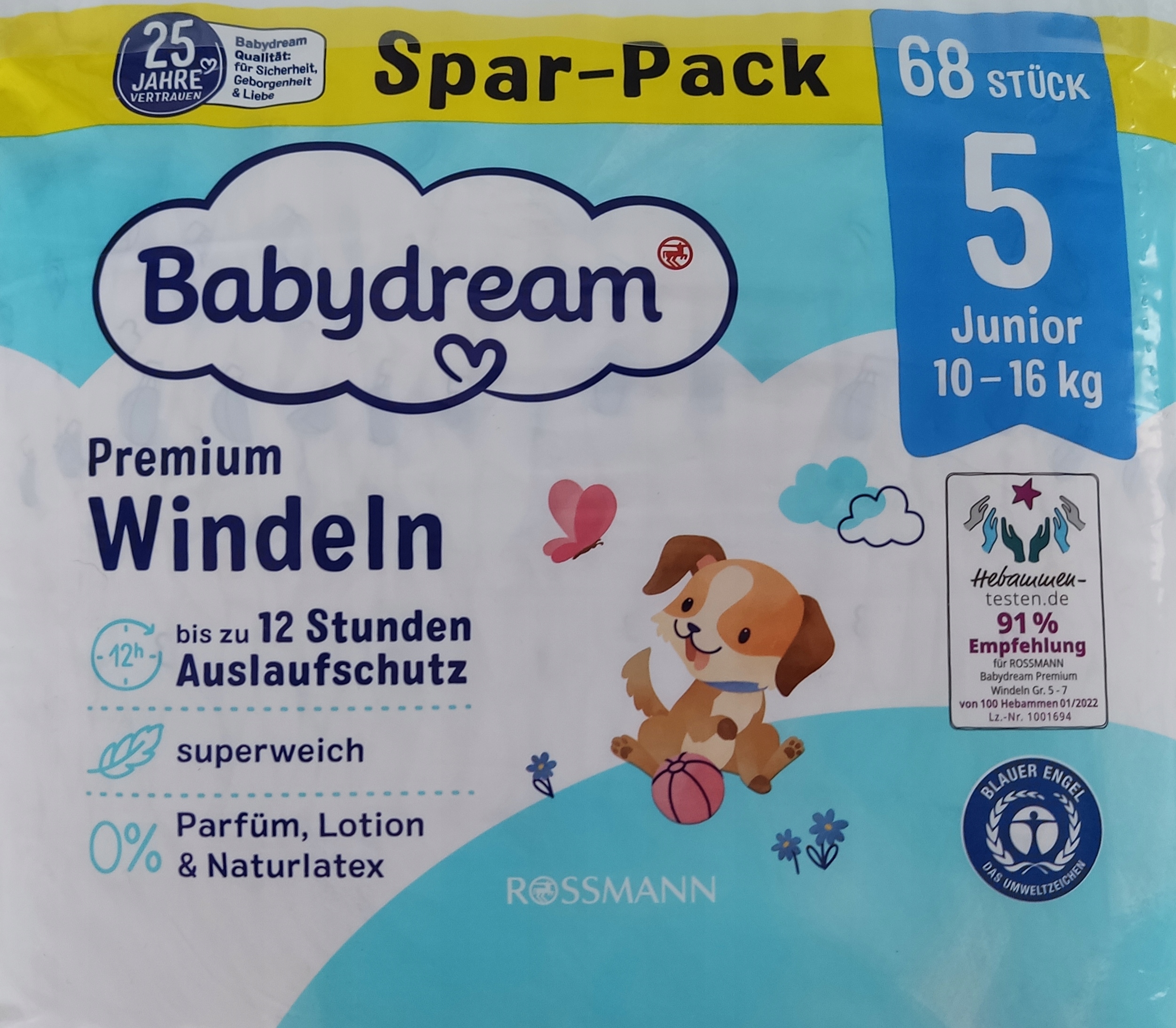 rossmann babydream pieluchomajtki 6 obwód