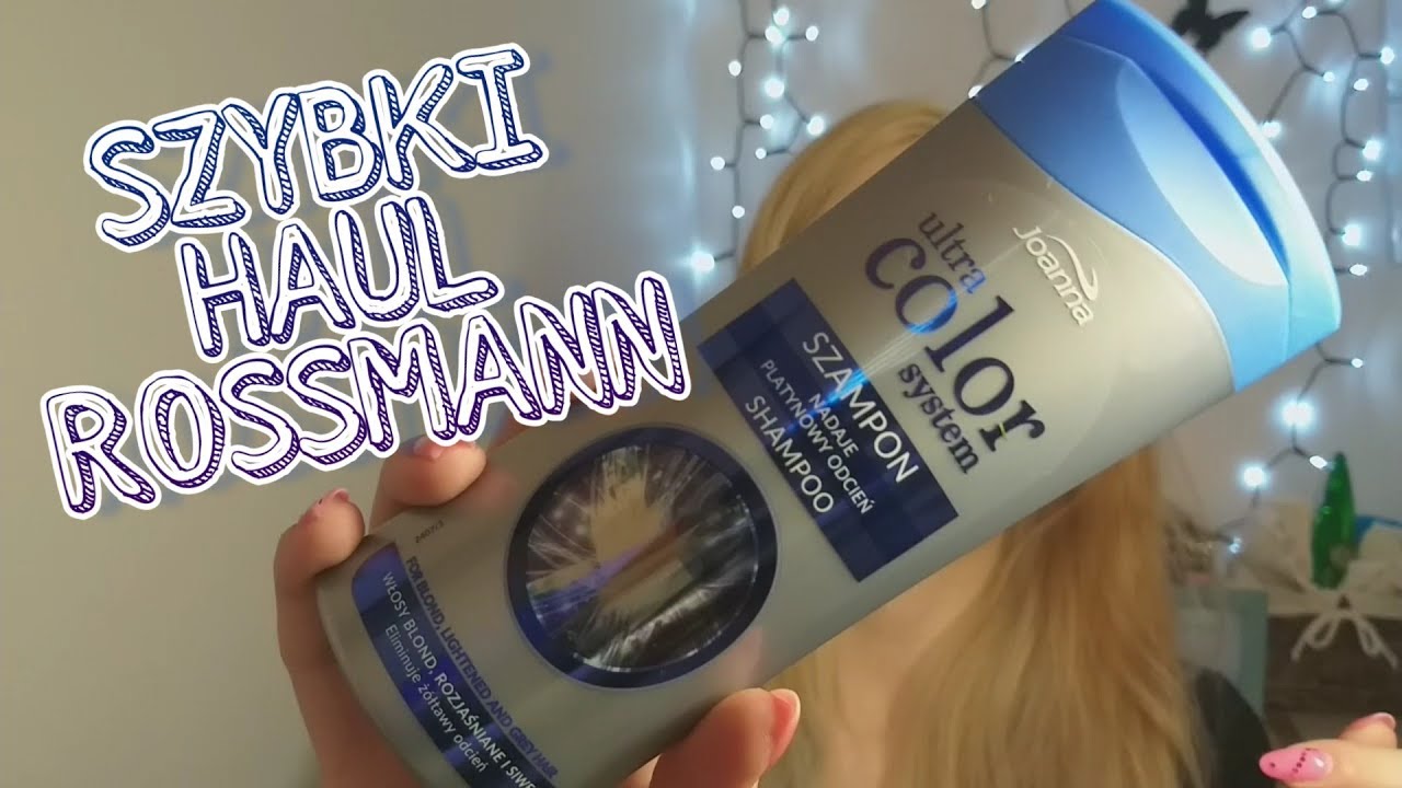 rossmann niebieski szampon