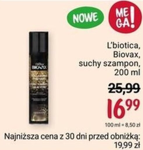 rossmann suchy szampon lbiotica