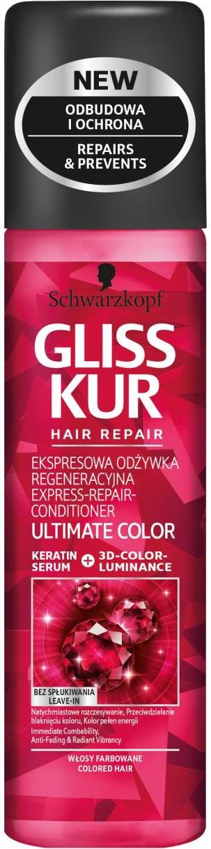schwarzkopf gliss kur ekspresowa odżywka regeneracyjna do długich włosów