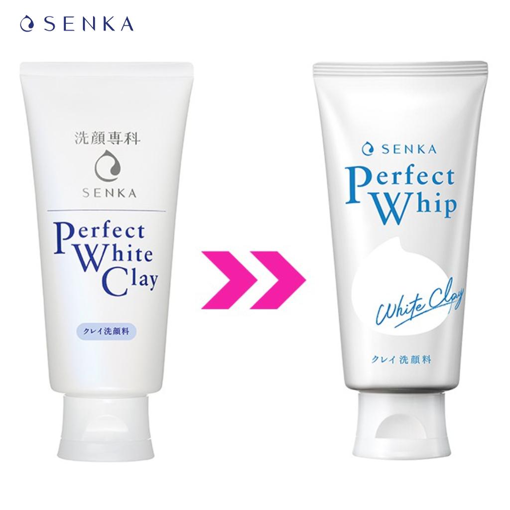 Shiseido Senka Perfect White Clay Płyn do mycia twarzy 120g