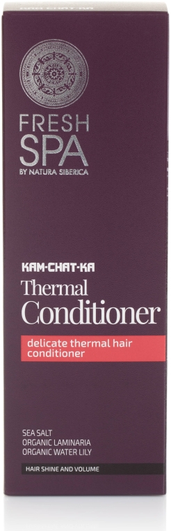 siberica fresh spa kam-chat-ka delikatna odżywka do włosów termalna