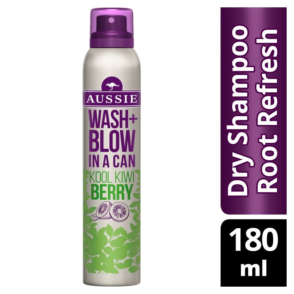 suchy szampon aussie wash blow kiwi