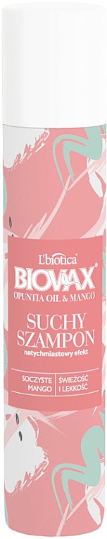 suchy szampon biovax mango