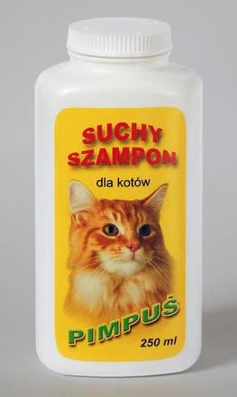 suchy szampon dla kota