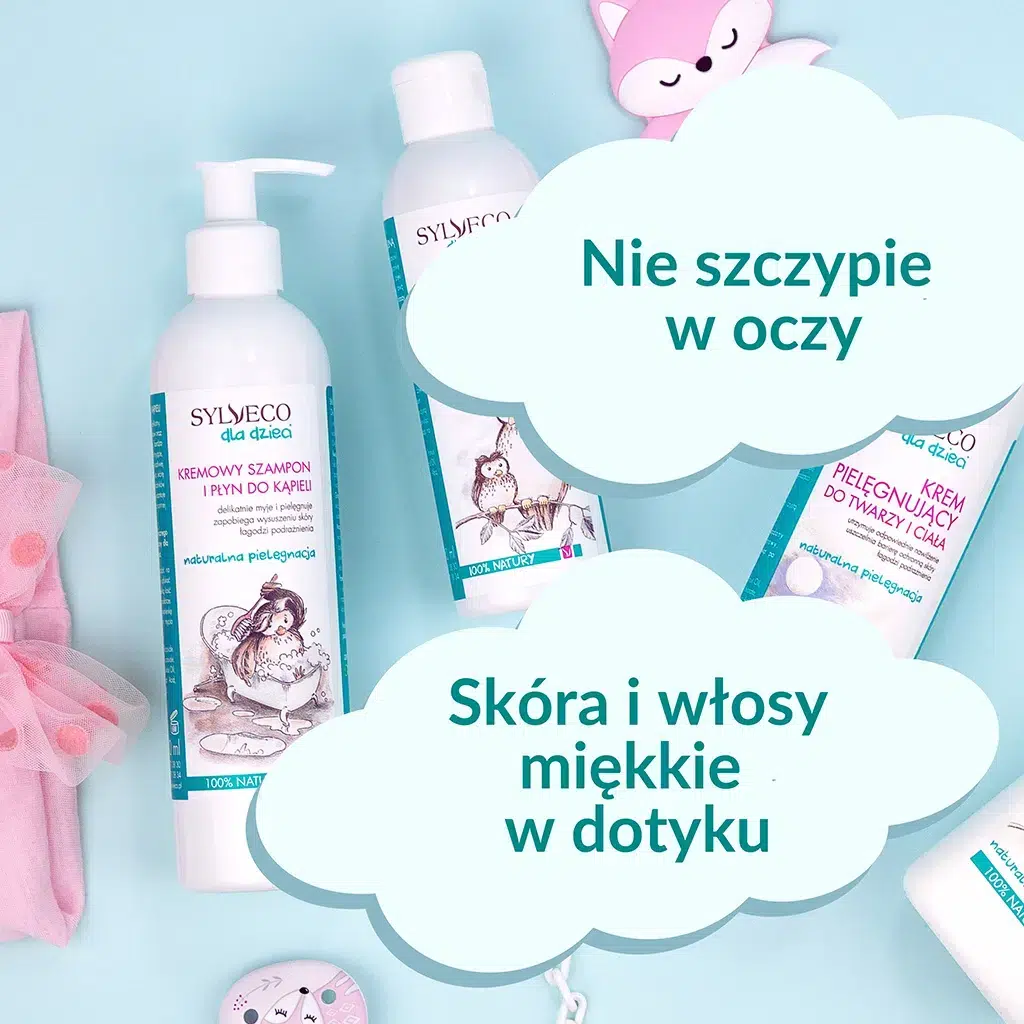 sylveco szampon i płyn kremowy do kąpieli dla dzieci