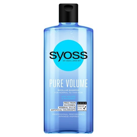 syoss pure volume szampon micelarny do włosów cienkich opinie