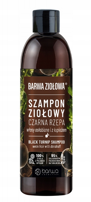 szampon czarna rzepa barwy natura