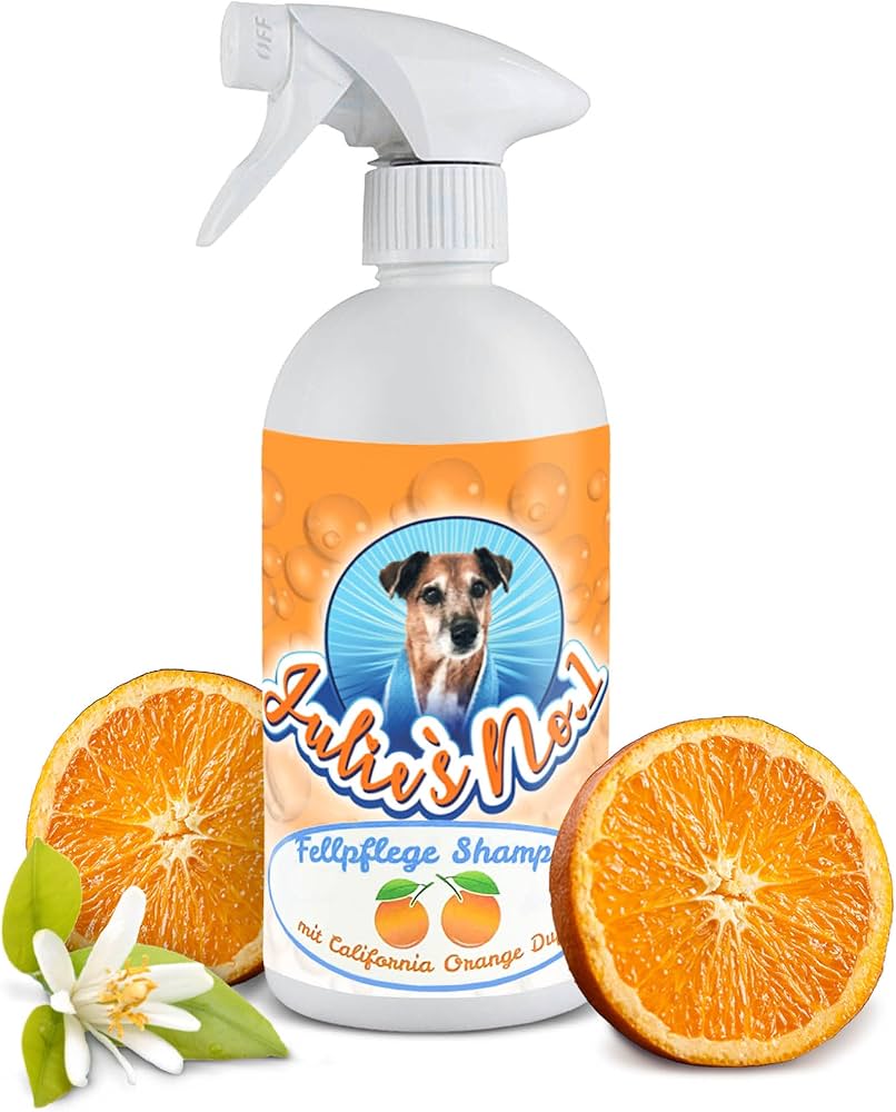szampon dla psów pomaranczowy